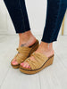 City Chic Wedges In Camel