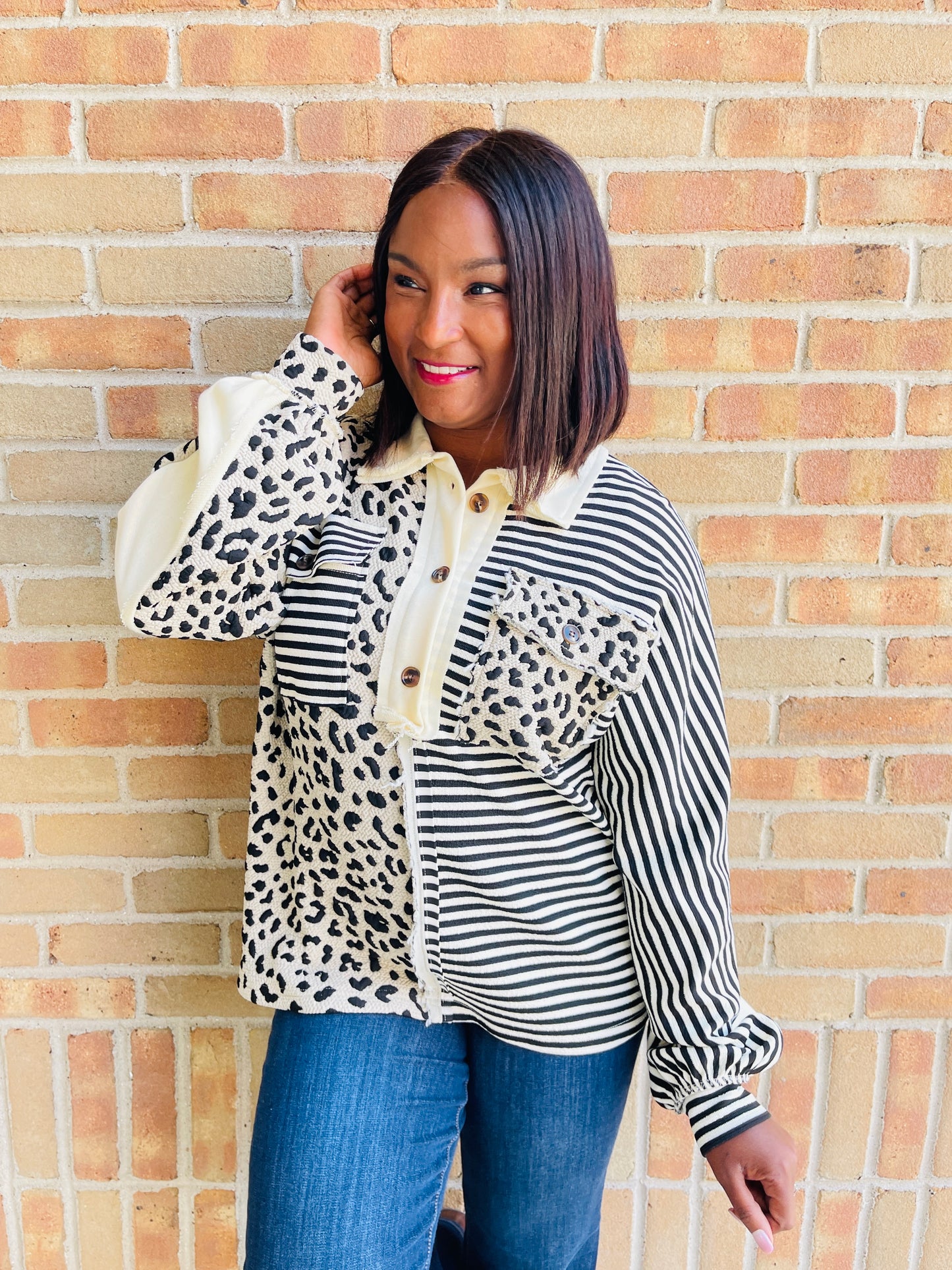 Pattern Play Pullover