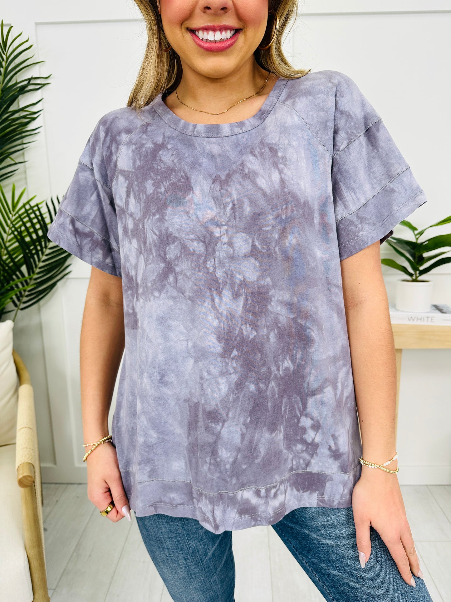 Cloud Kissed Top In Grey