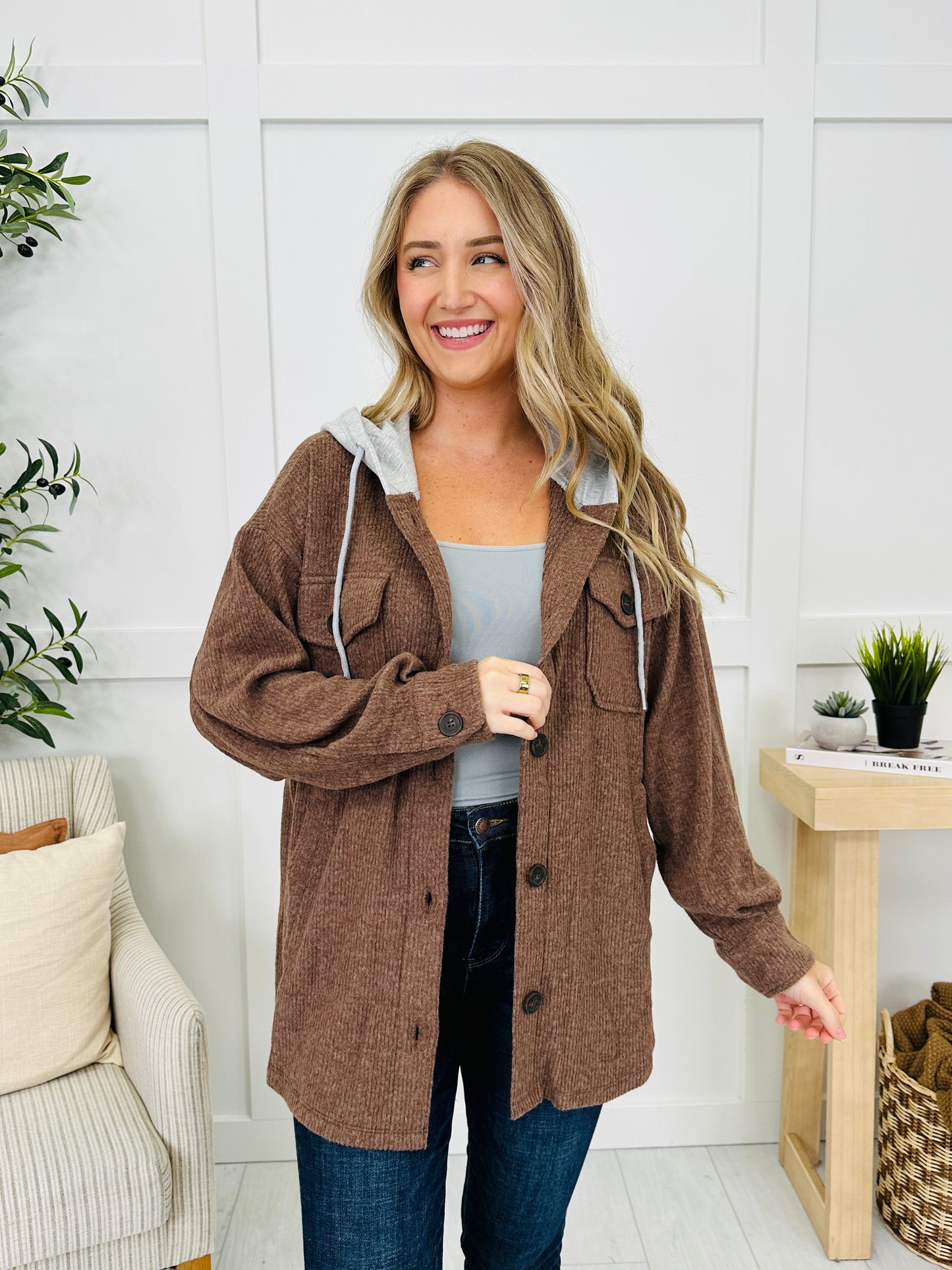 DOORBUSTER! Casual Authority Shacket- Multiple Colors!