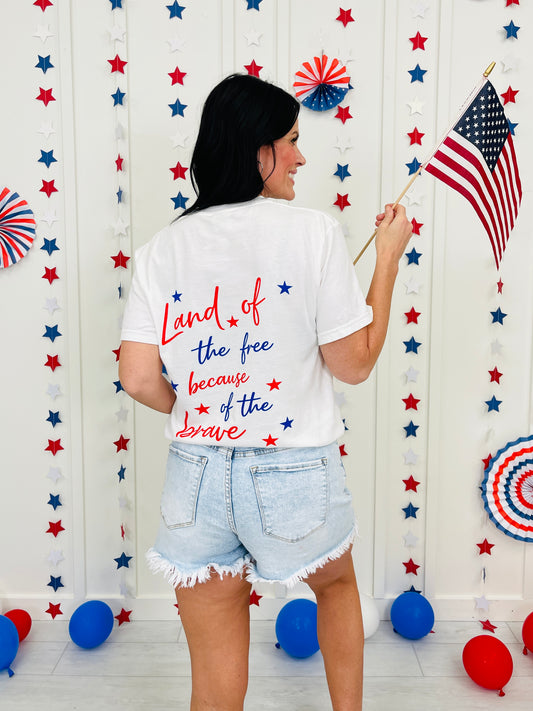 Land Of The Free Graphic Tee