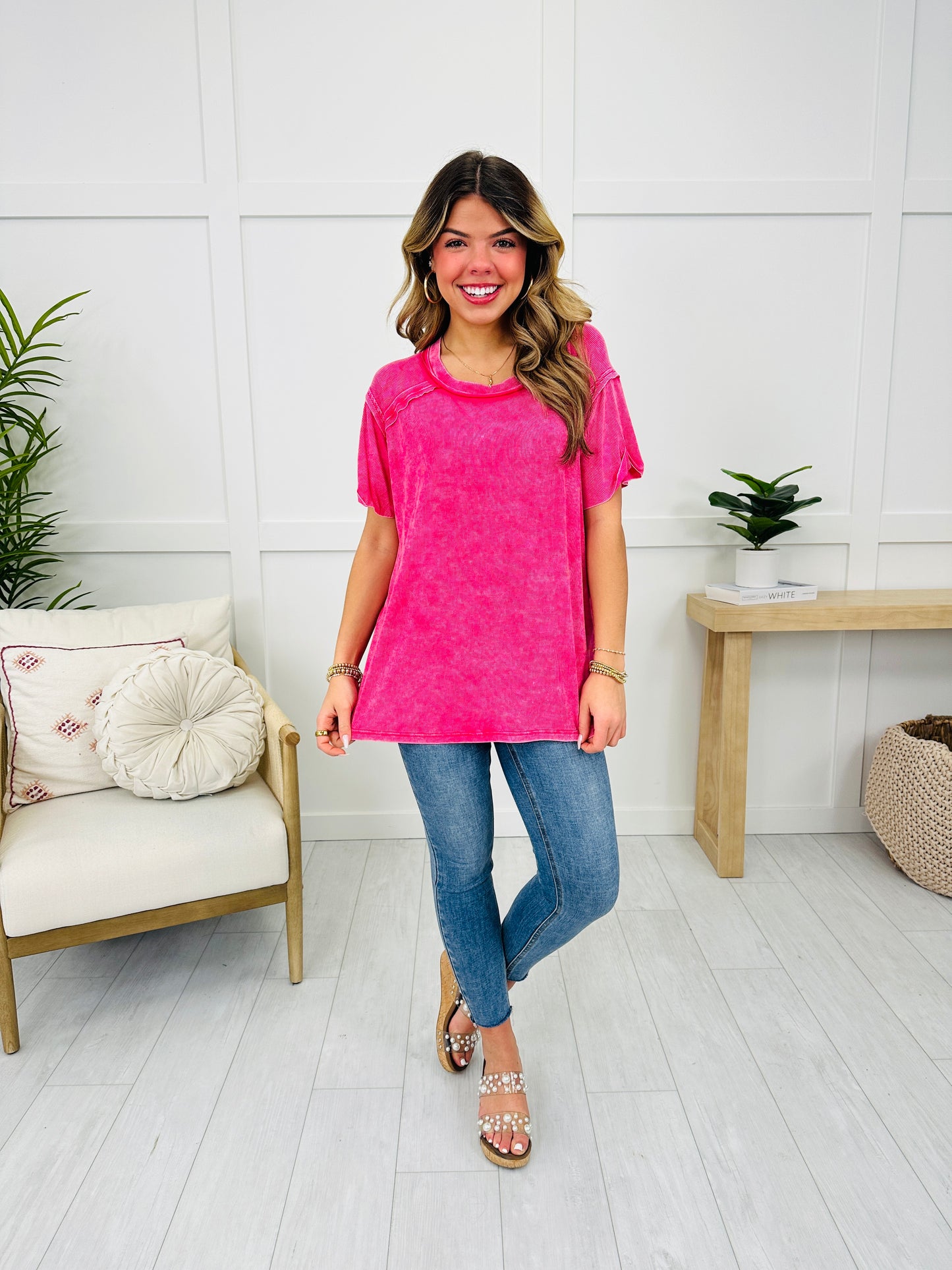 DOORBUSTER! Vintage Vibes Top- Multiple Colors!