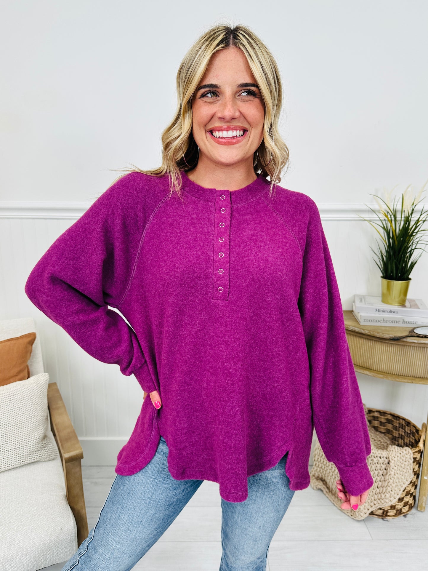 Cozy Crush Top- Multiple Colors!