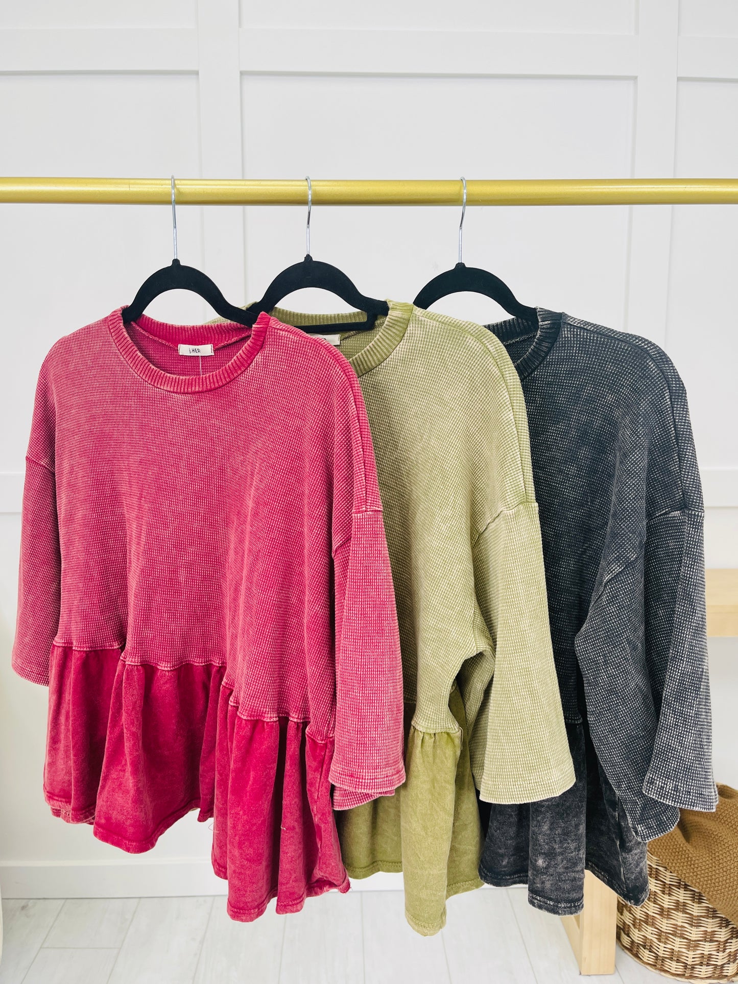Ruffle Remedy Top- Multiple Colors!