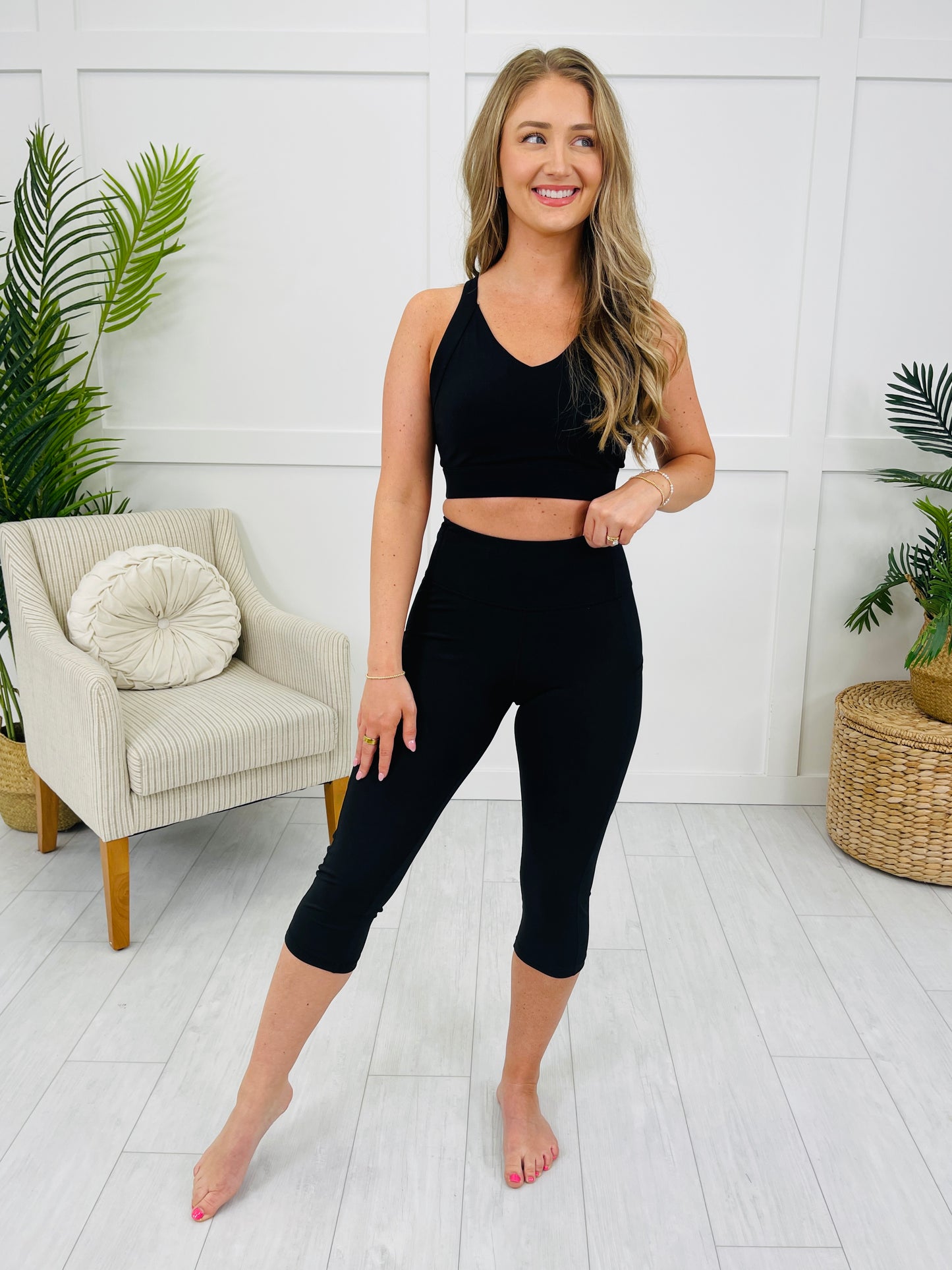 Pocket Power Capri Leggings- Multiple Colors!