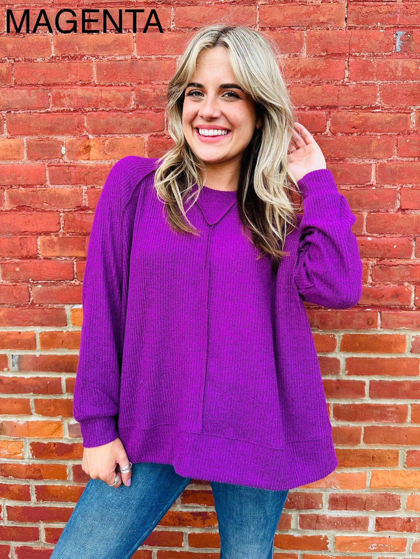 Cozy Up Top-- Multiple Colors!