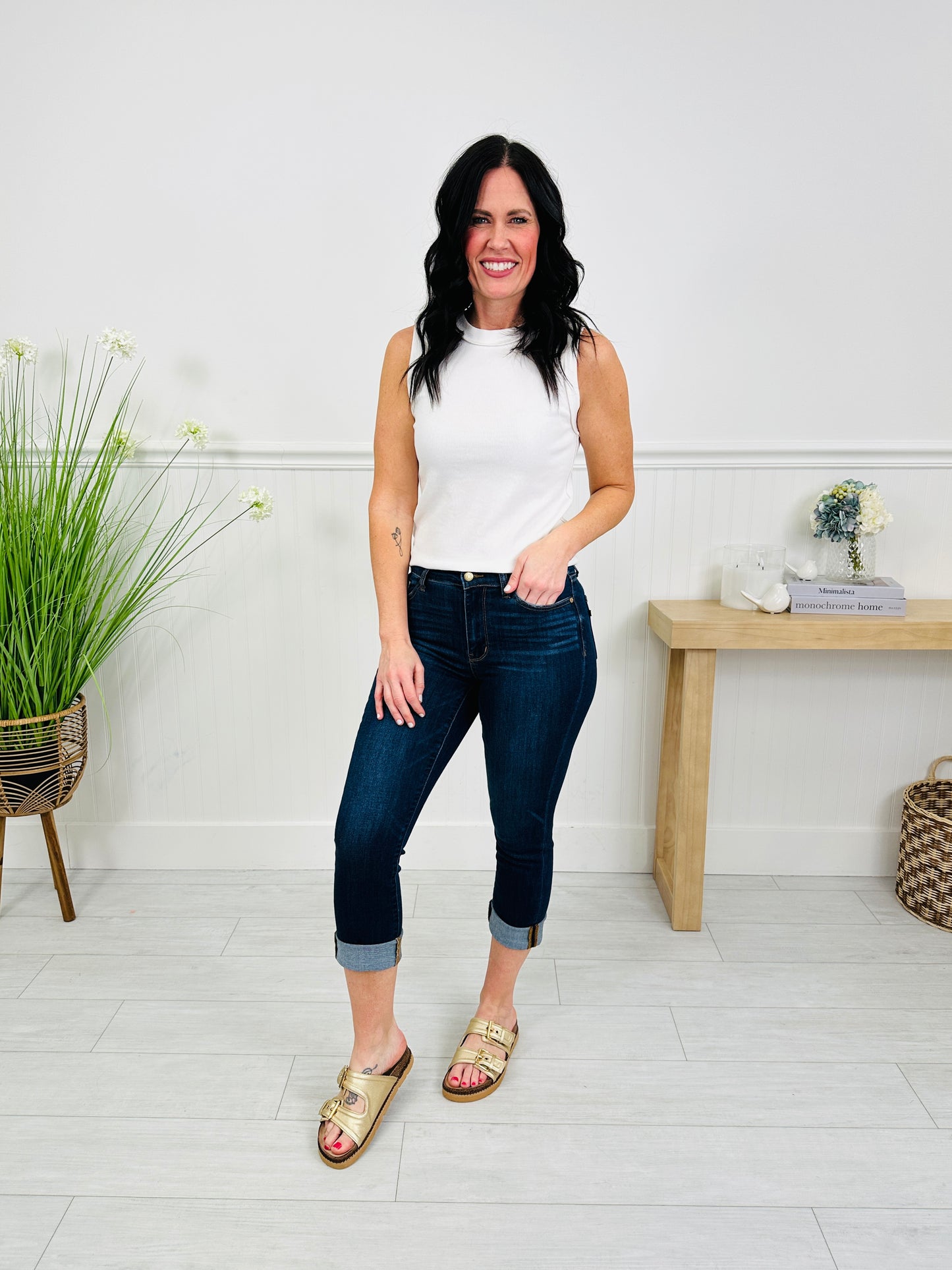 Judy Blue Here Comes The Sun Capris