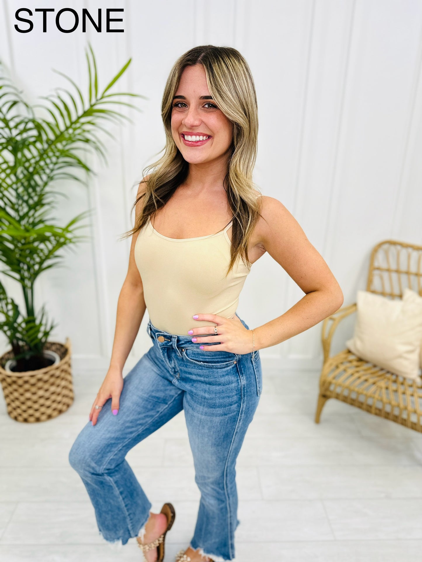 Shapewear Tank With Spaghetti Straps - Multiple Colors!
