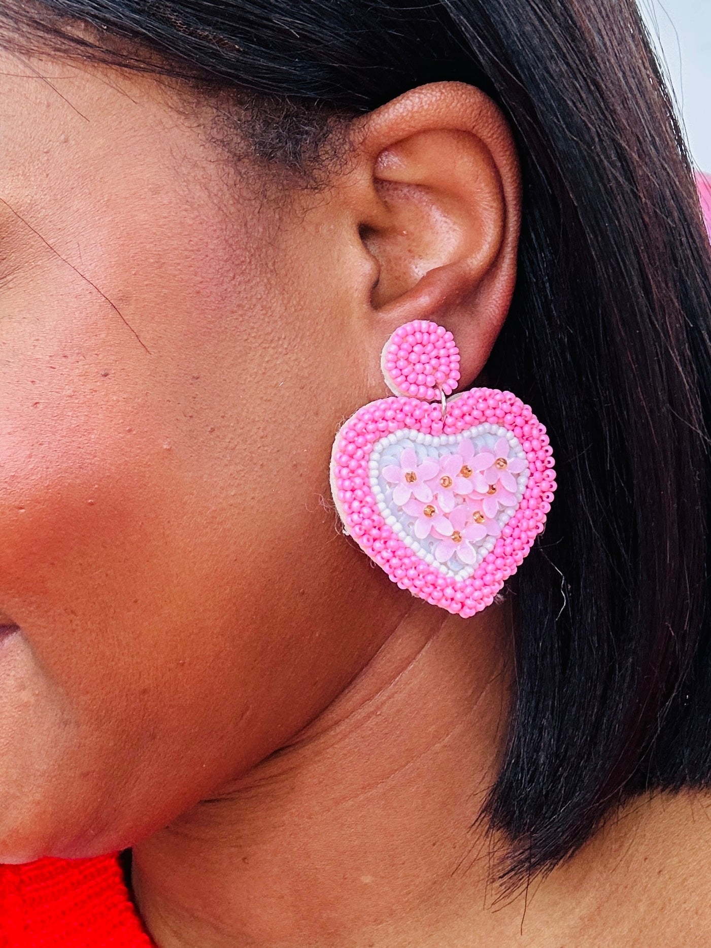 Heart Dangle Earrings