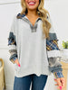 Put In Your Place Pullover In H Grey