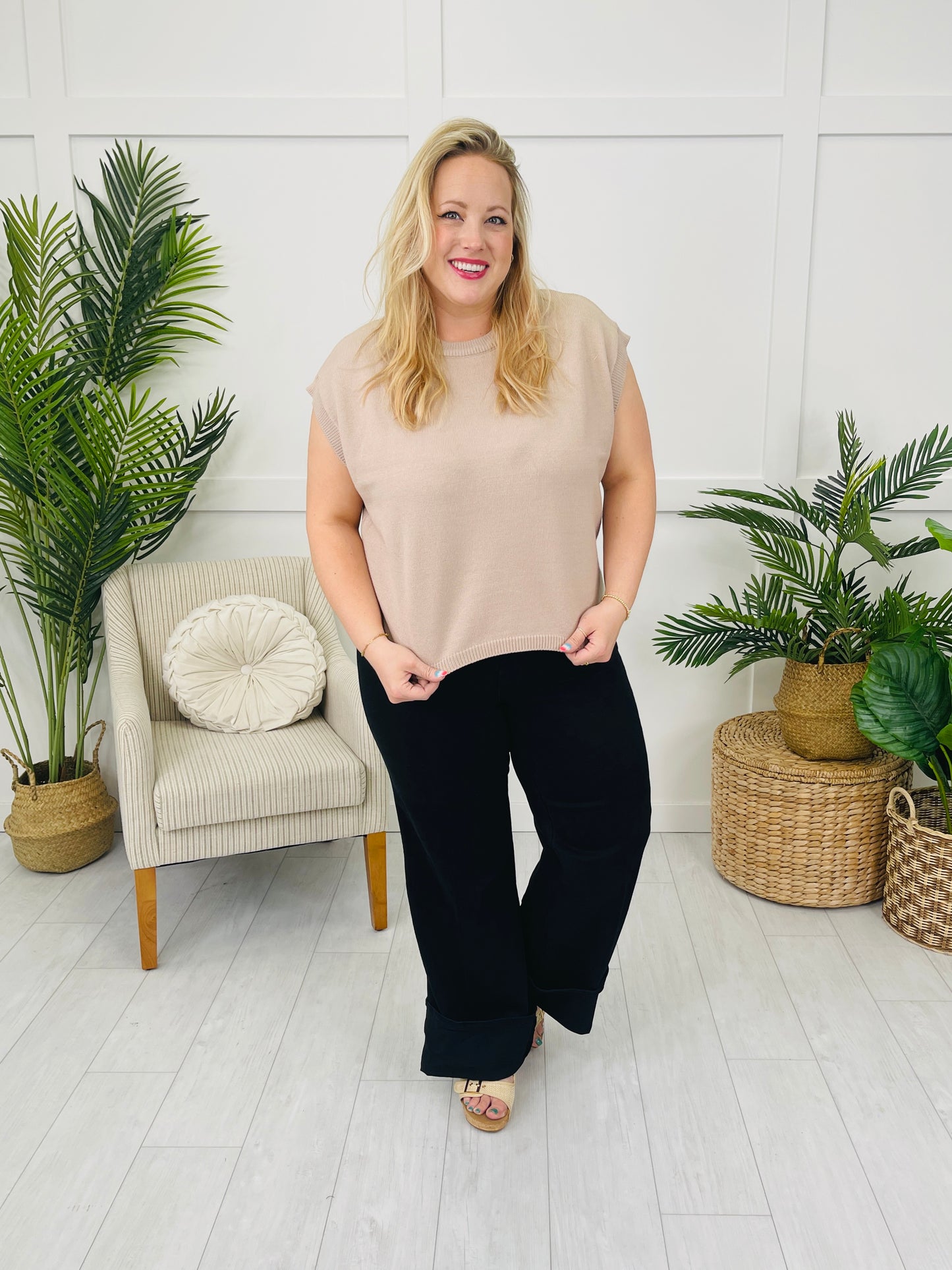 Judy Blue Cool Intentions Retro Wide Leg Jeans