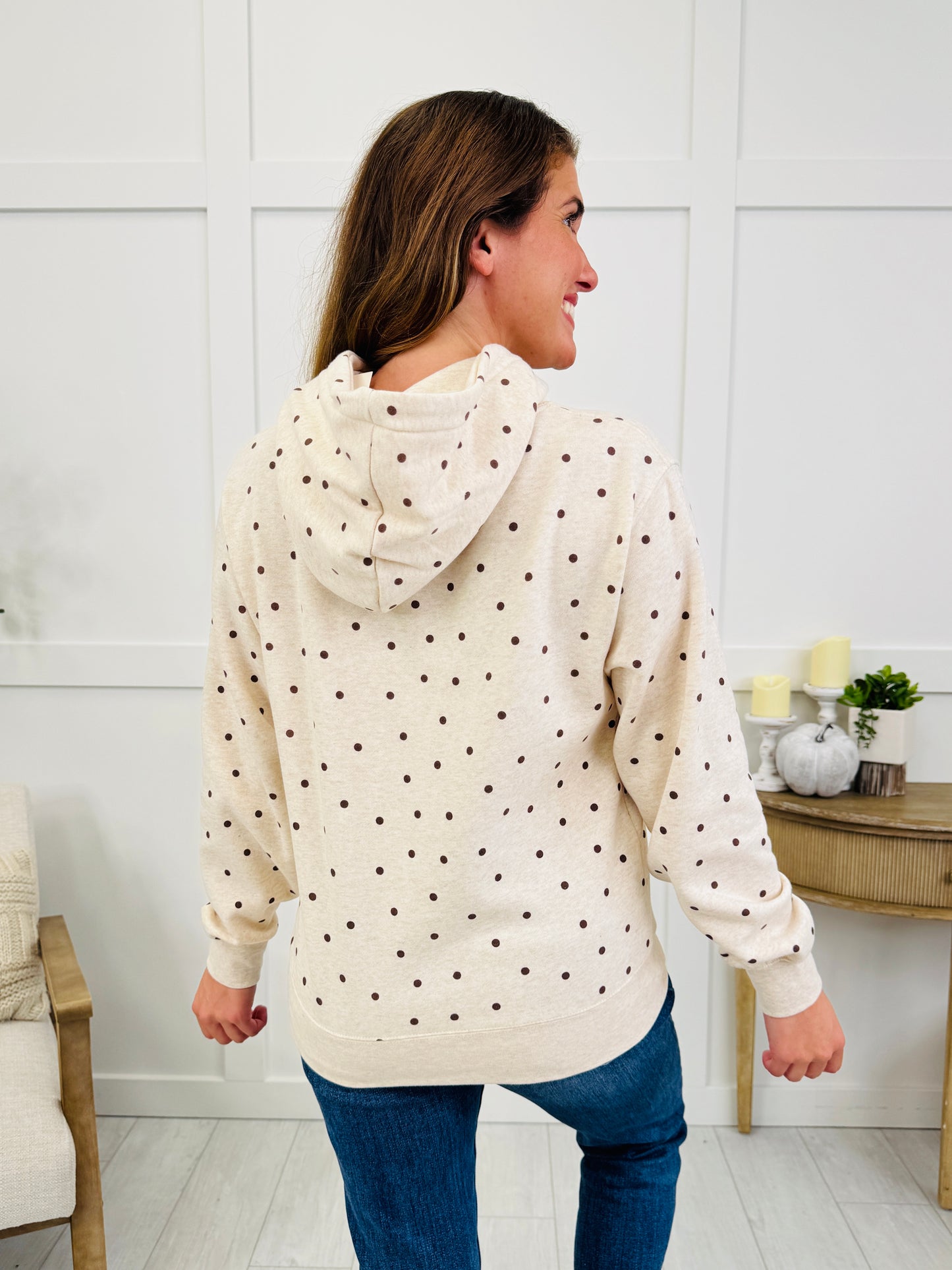 On The Dot Hoodie In Natural