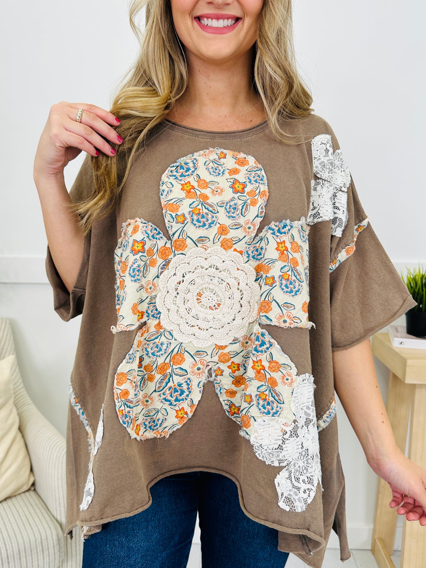 Flowers On My Sleeve Top