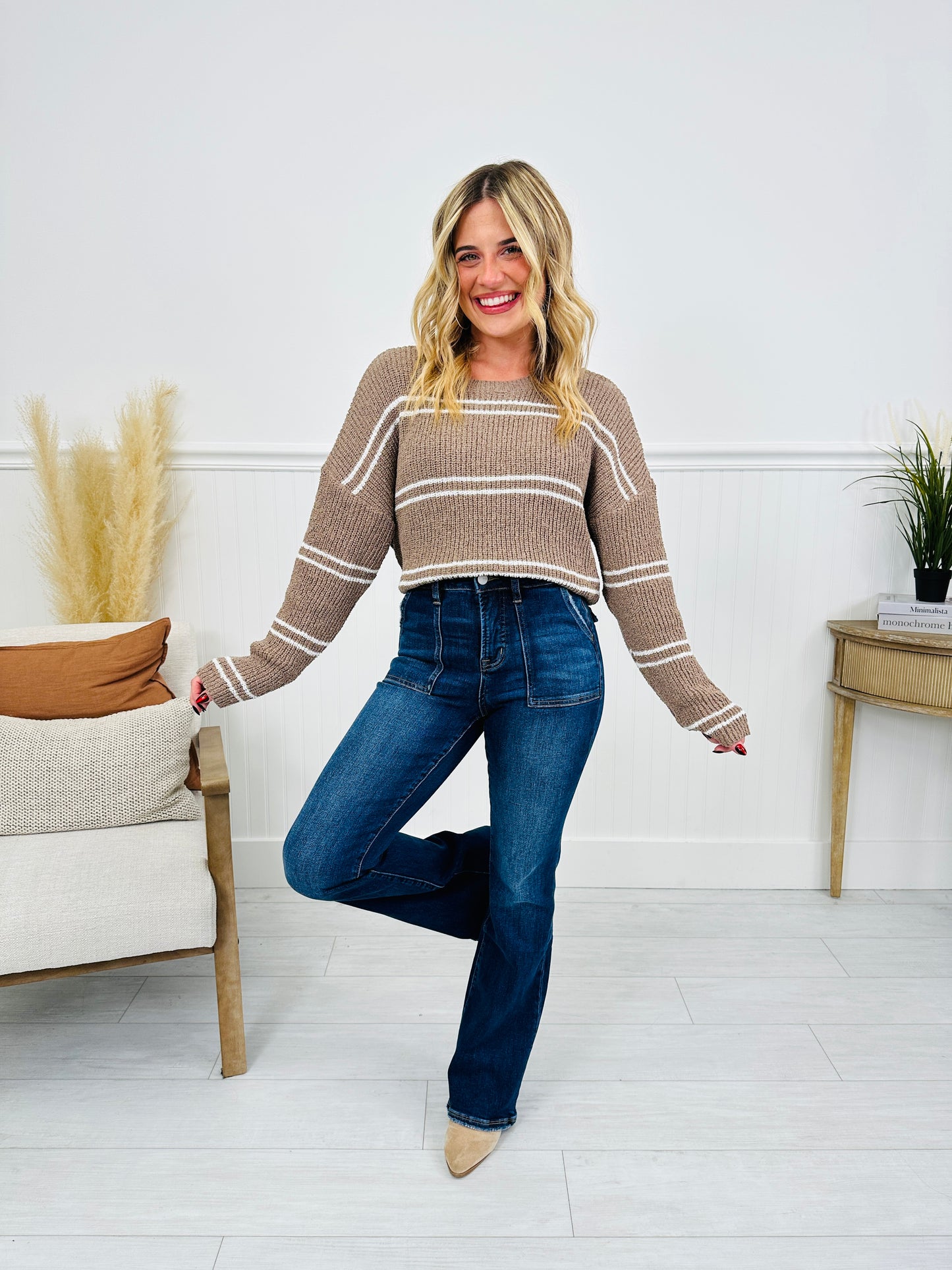 Pocket Goals Tummy Control Bootcut Jeans
