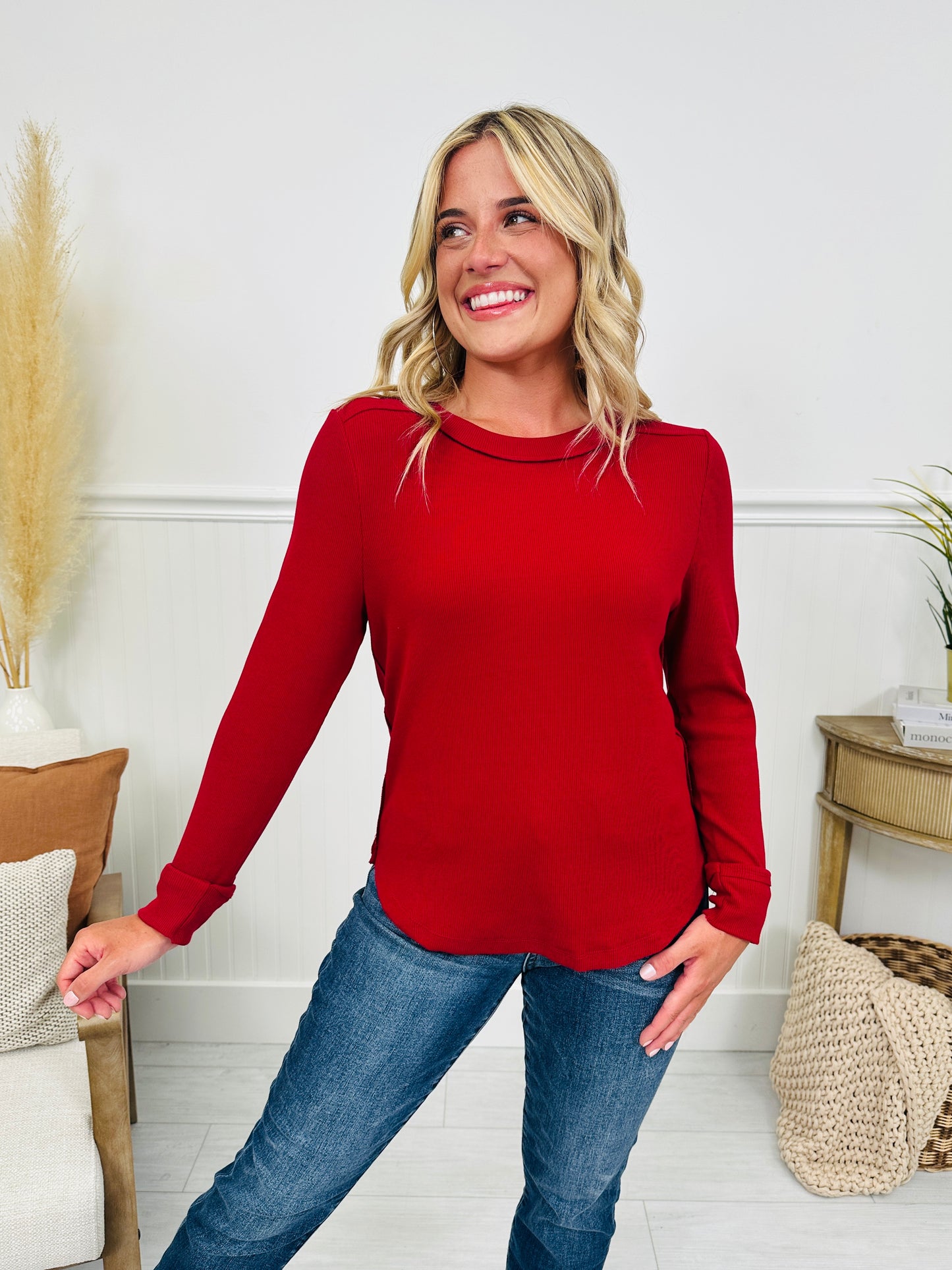 Everyday Essential Long Sleeve Top- Multiple Colors!