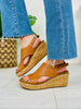 Sunshine Strut Wedges in Camel Lizard