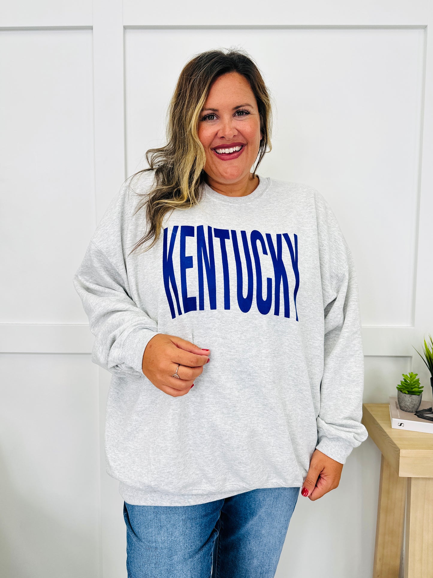 Kentucky Reversible KY Graphic Crewneck Sweatshirt