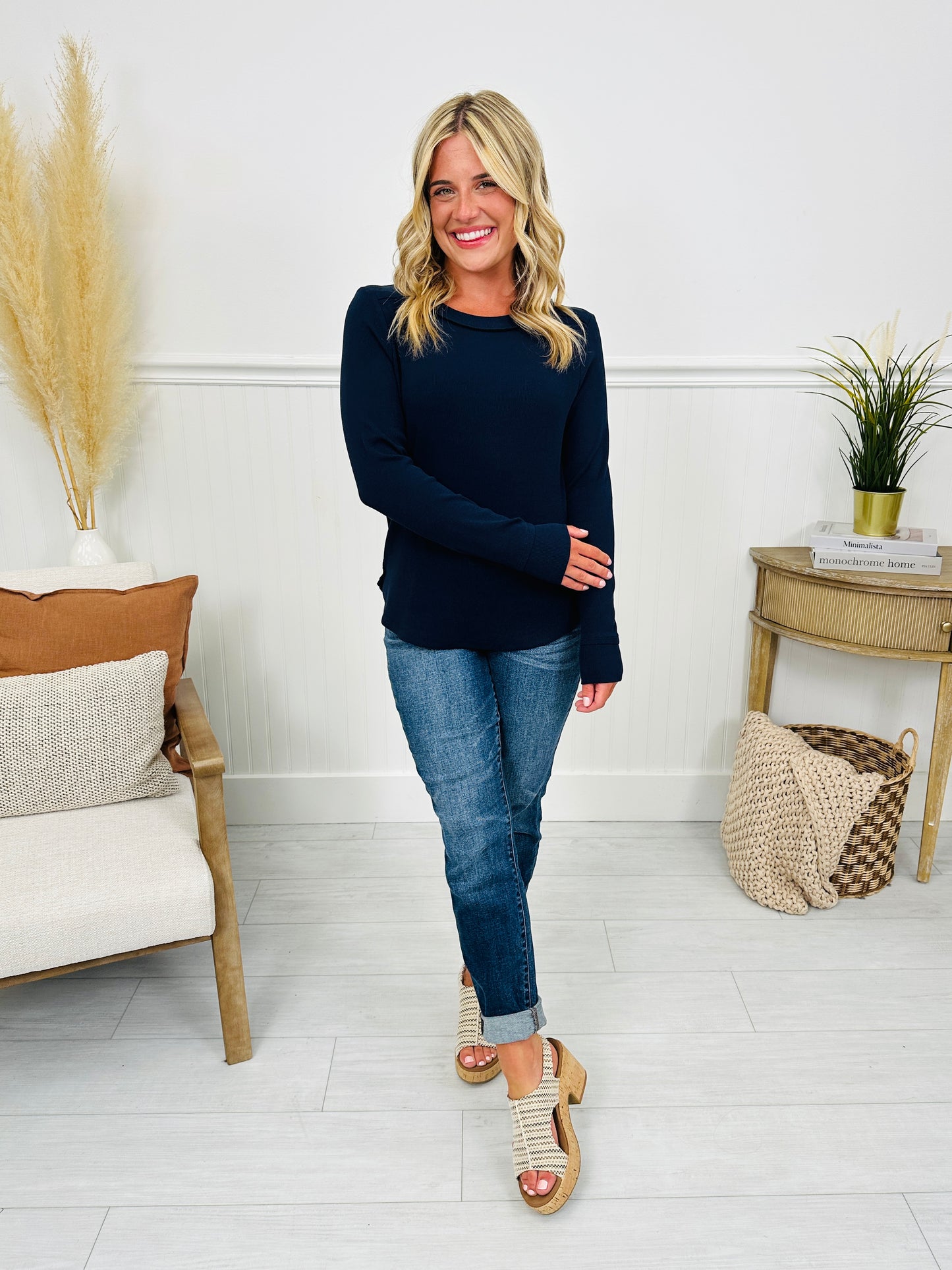 Everyday Essential Long Sleeve Top- Multiple Colors!
