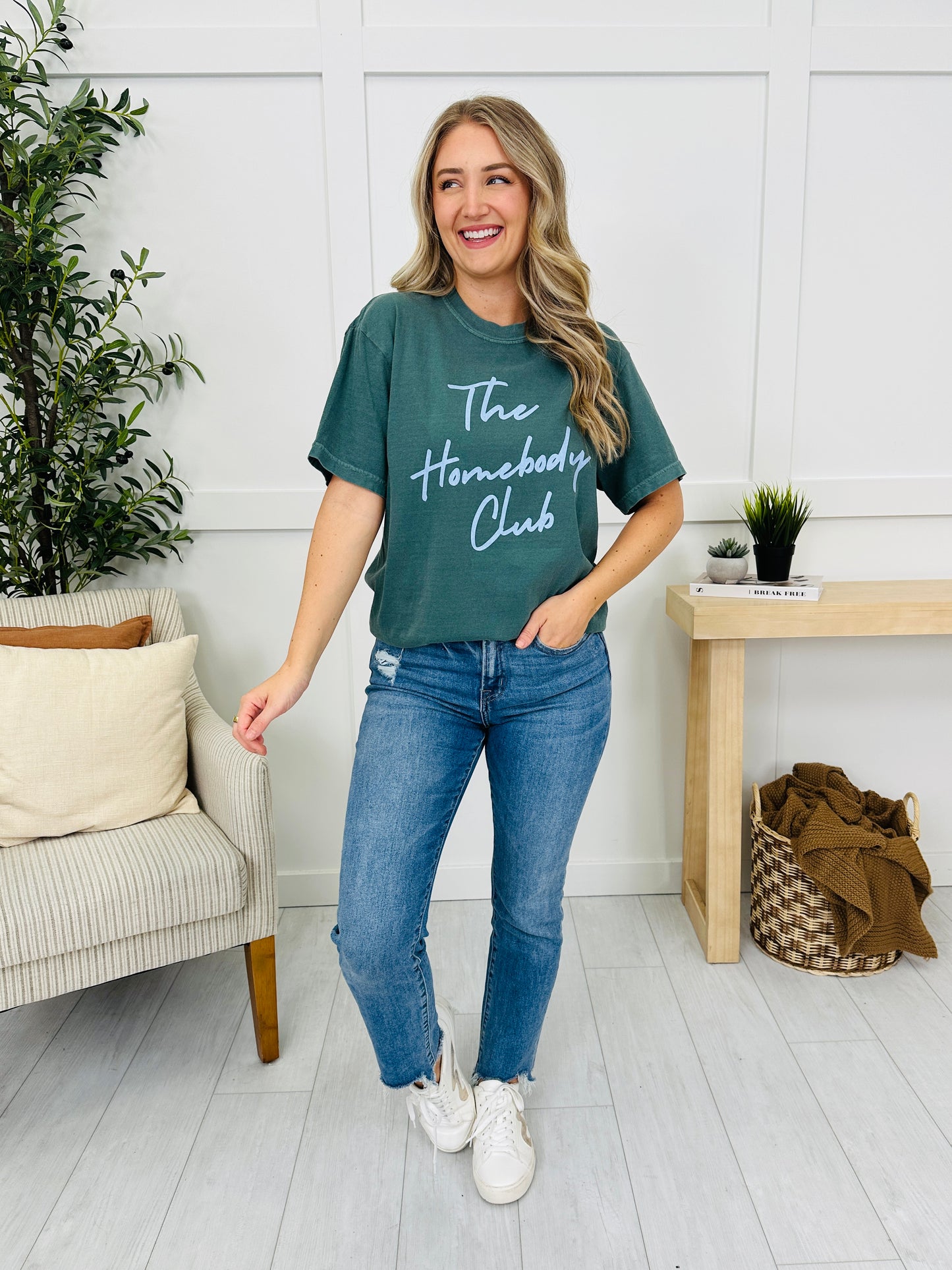 The Homebody Club Graphic Tee--Multiple Colors!