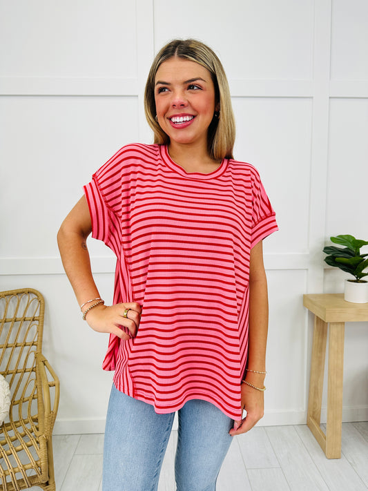Pop Of Stripes Top