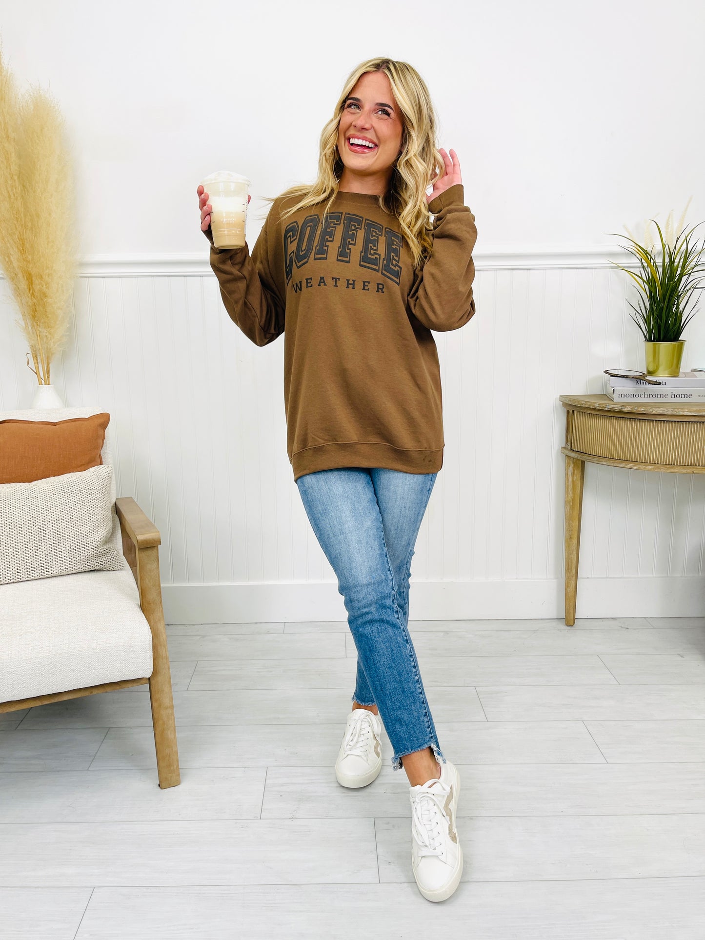 Coffee Weather Crewneck Sweatshirt