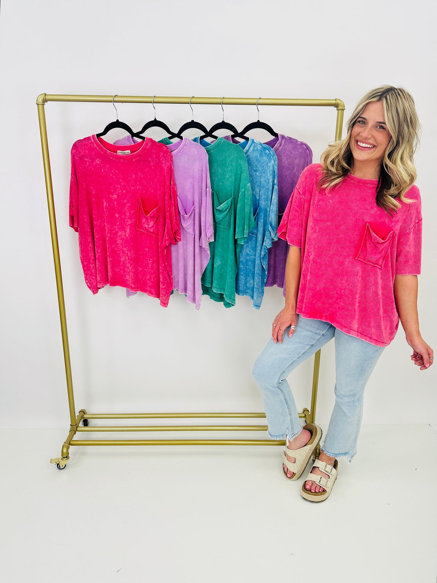 Pocket Full Of Sunshine Top In Multiple Colors
