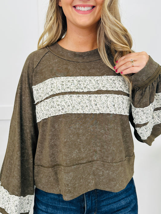 Stay In Style Sweater in Olive