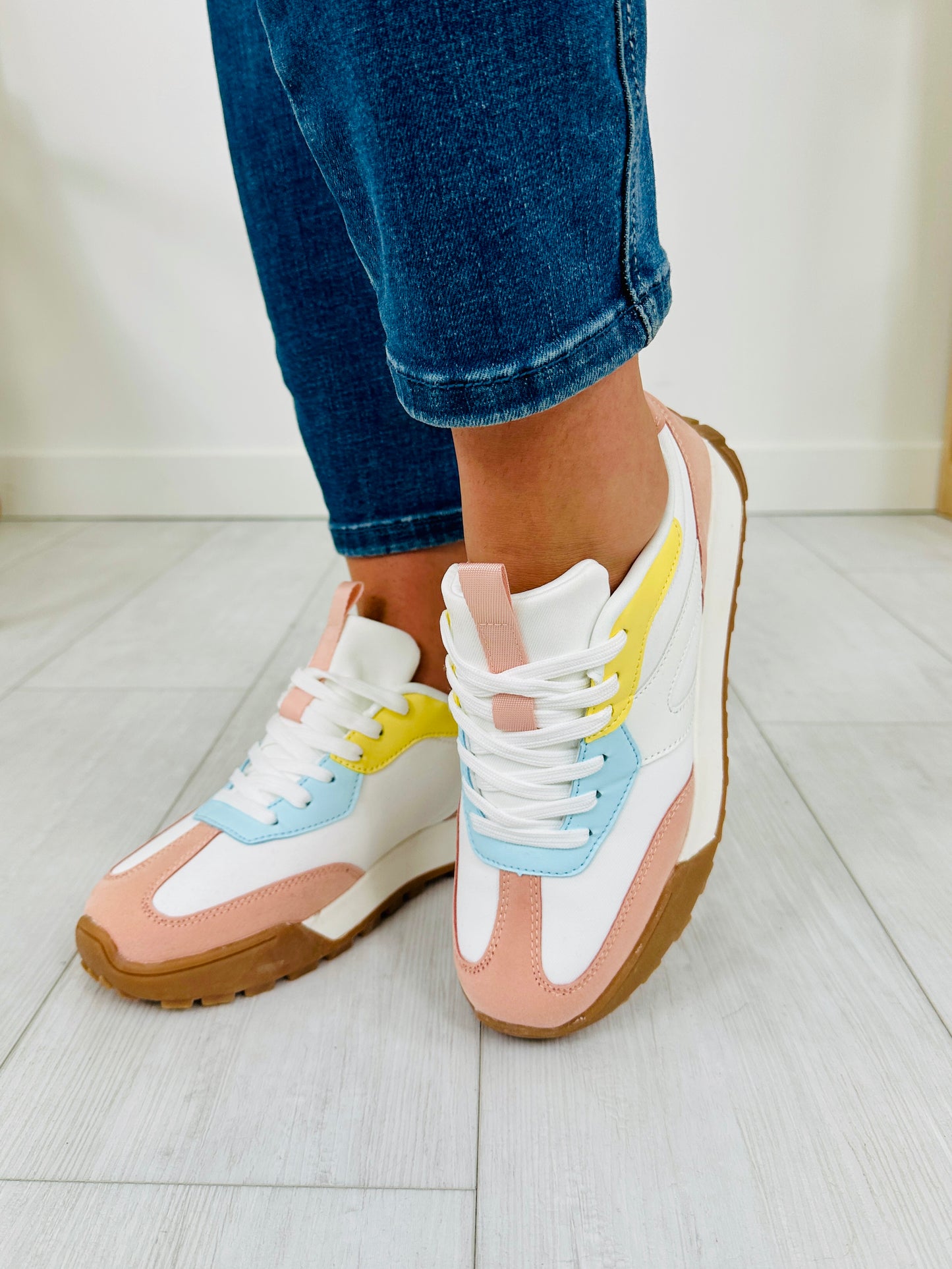 Runway Rush Sneakers in Pink Multi
