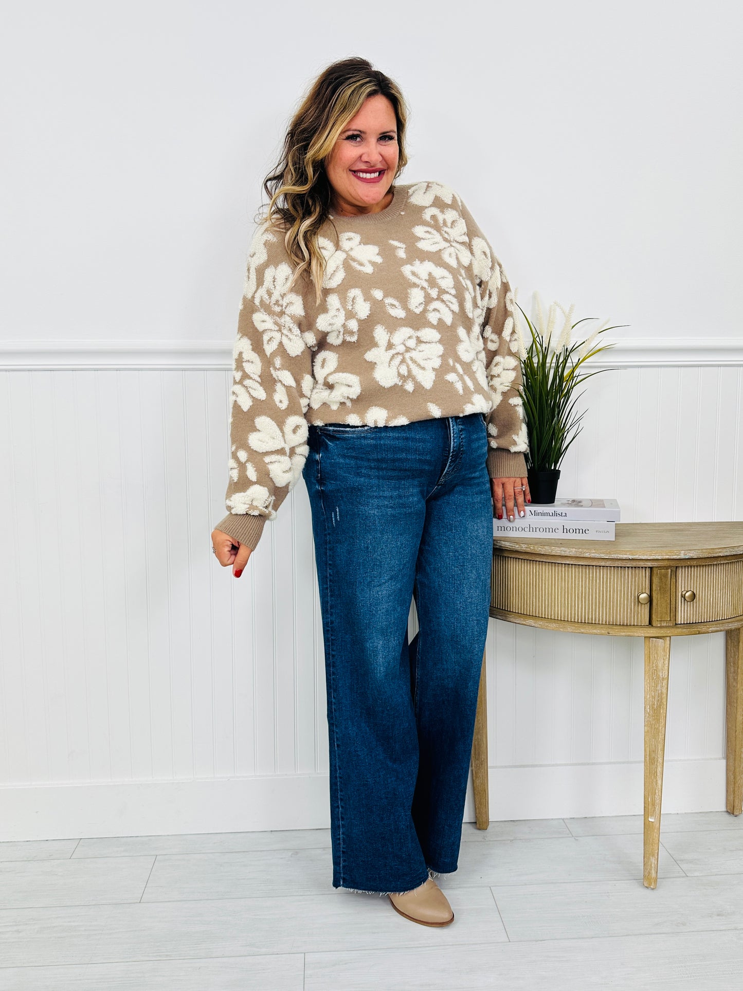 Under Control Wide Leg Tummy Control Jeans