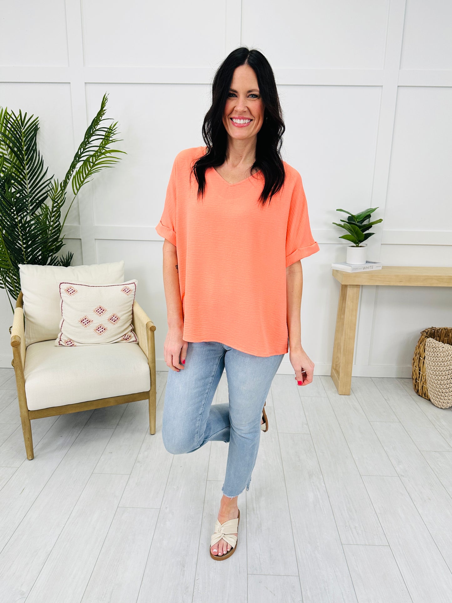 Carefree Vibes Top- Multiple Colors!
