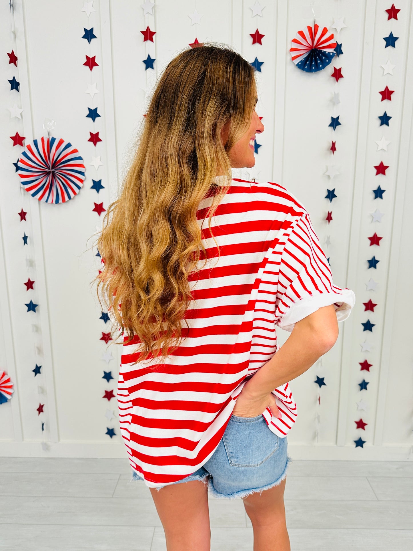 Lucky In Liberty Top