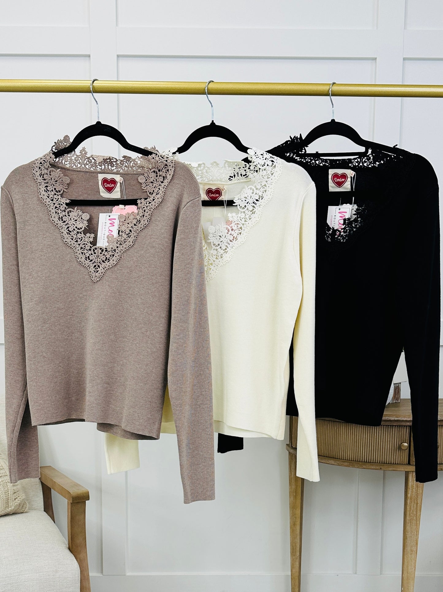 Lace Affair Top In Multiple Colors