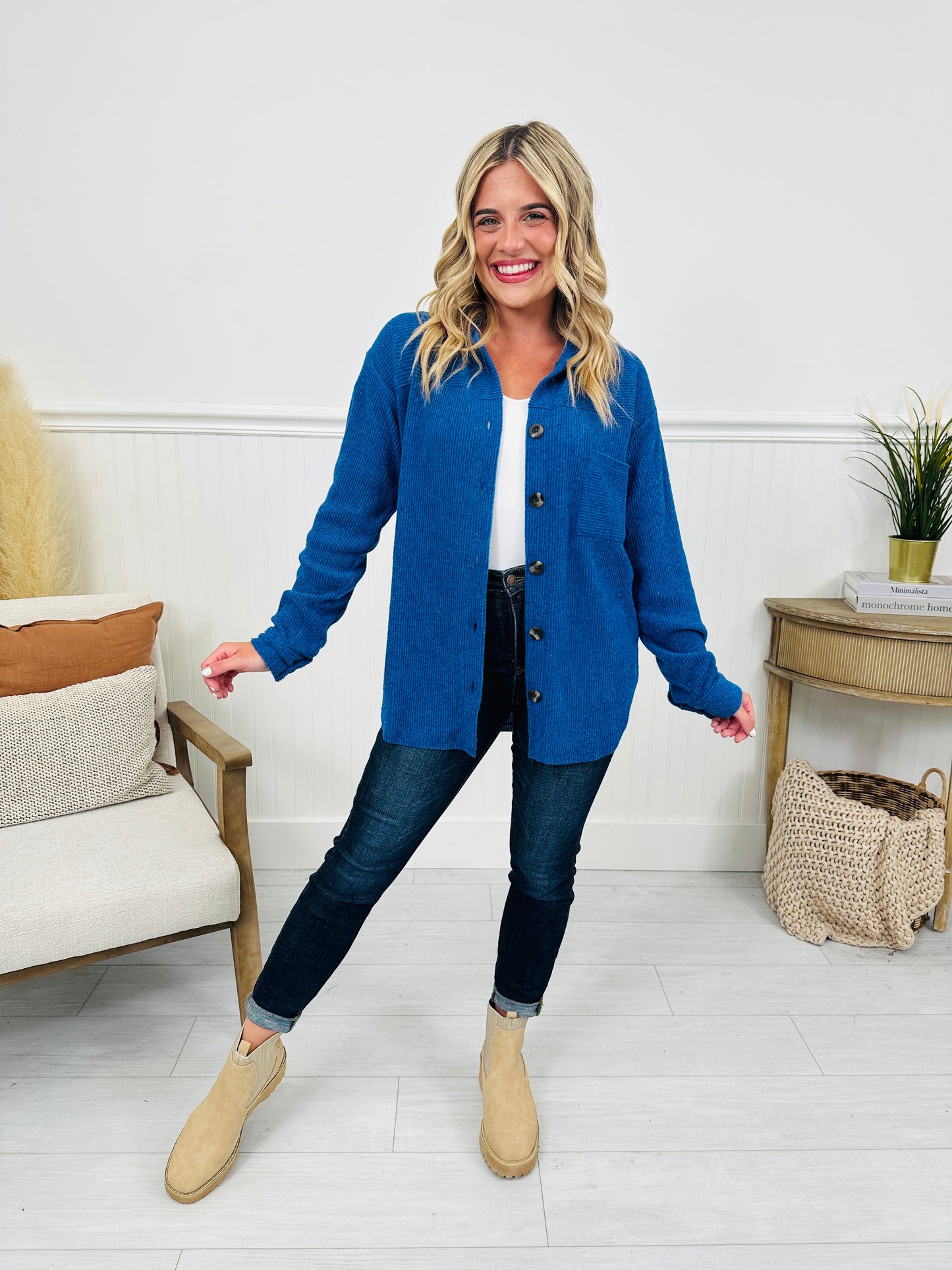 Time To Lounge Shacket- Multiple Colors!