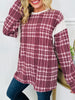 Merry In Plaid Top- Multiple Colors!