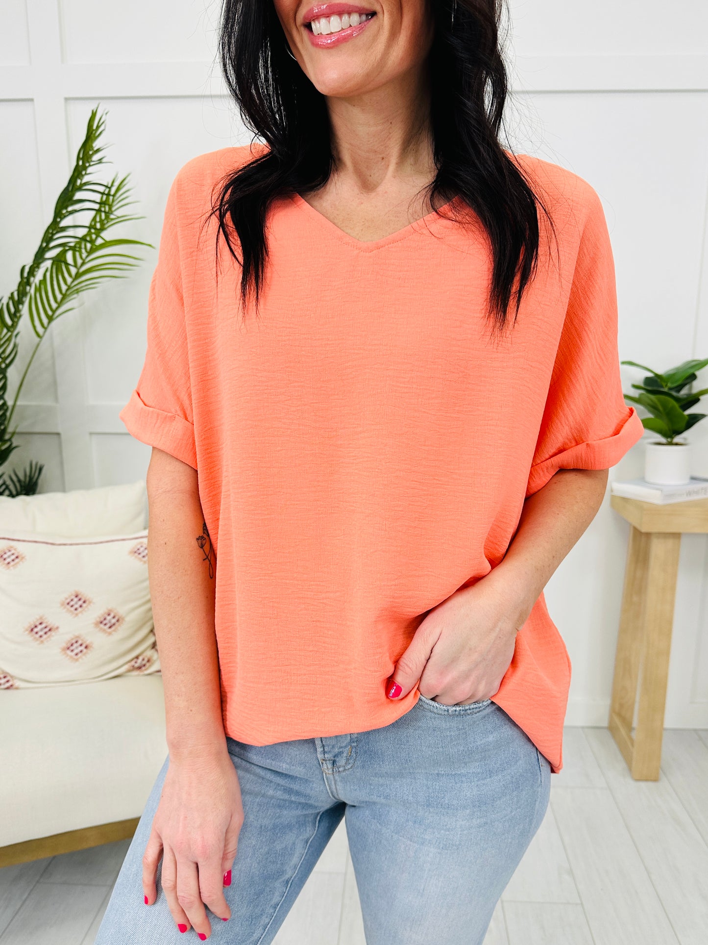 Carefree Vibes Top- Multiple Colors!