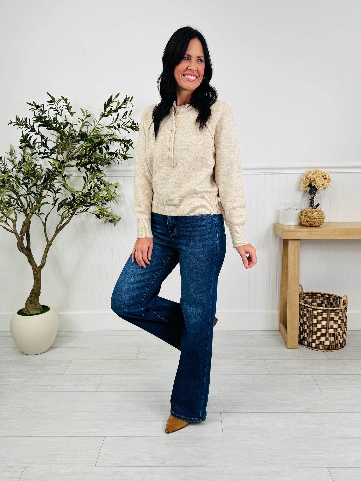 Made For You Wide Leg Jeans in Multiple Inseams