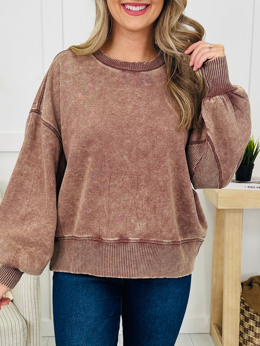 Fade Into Cozy Pullover- Multiple Colors!