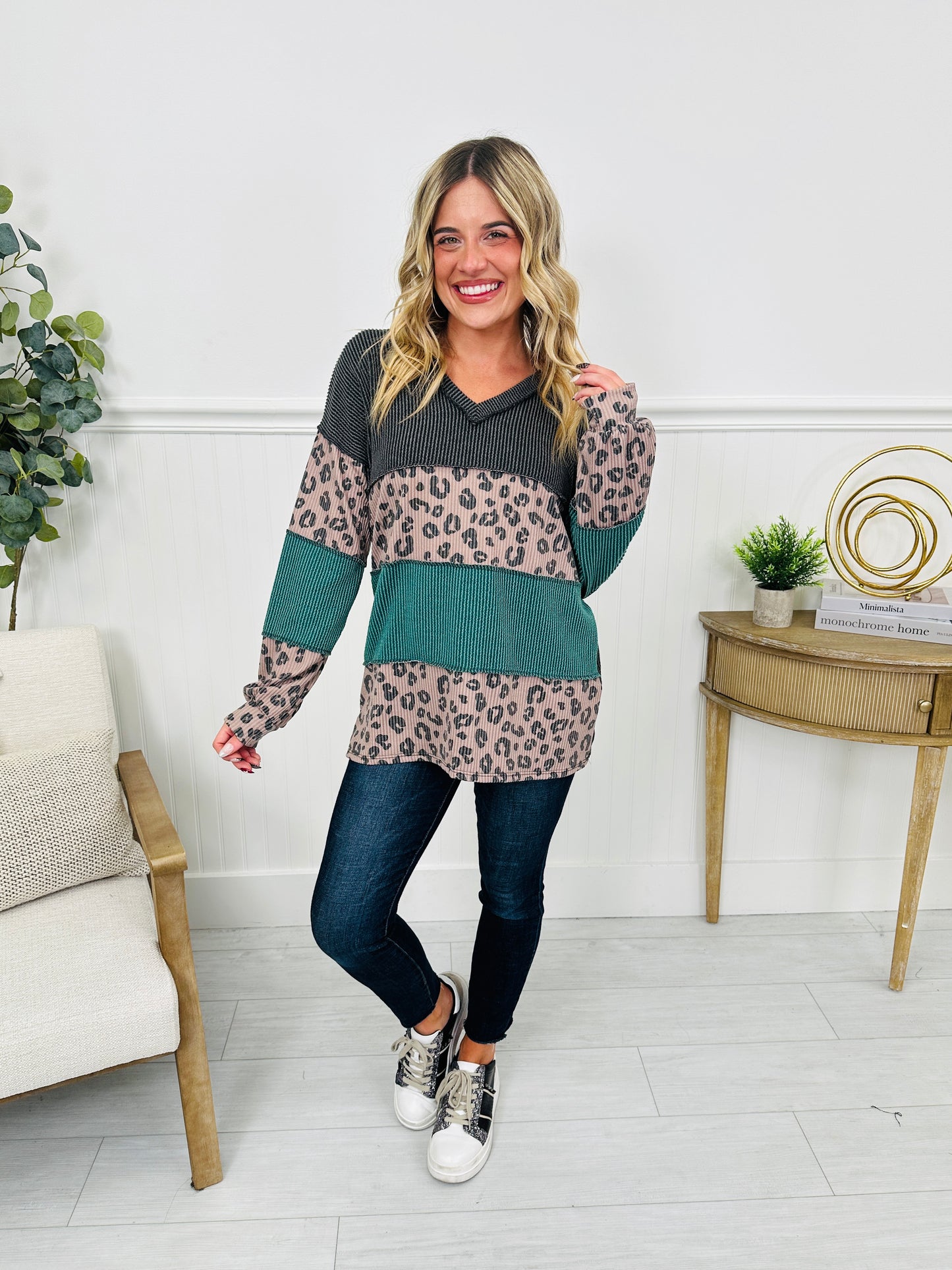 Leopard On Repeat Top- Multiple Colors!