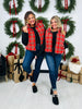 Perfectly Plaid Puffer Vest