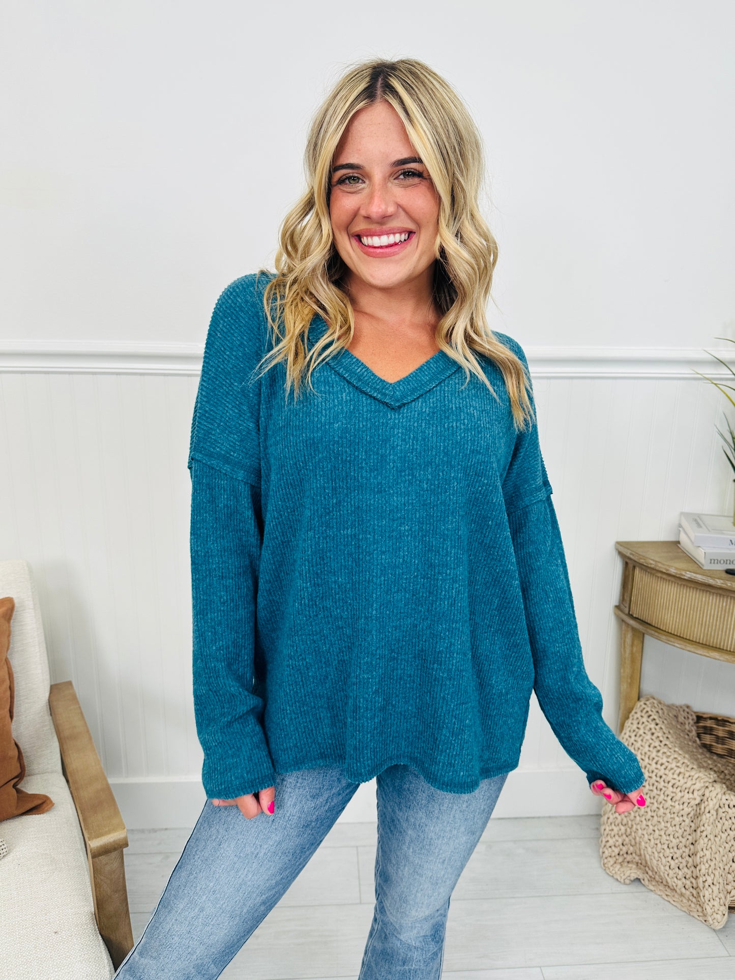 Stay Cozy Top- Multiple Colors!