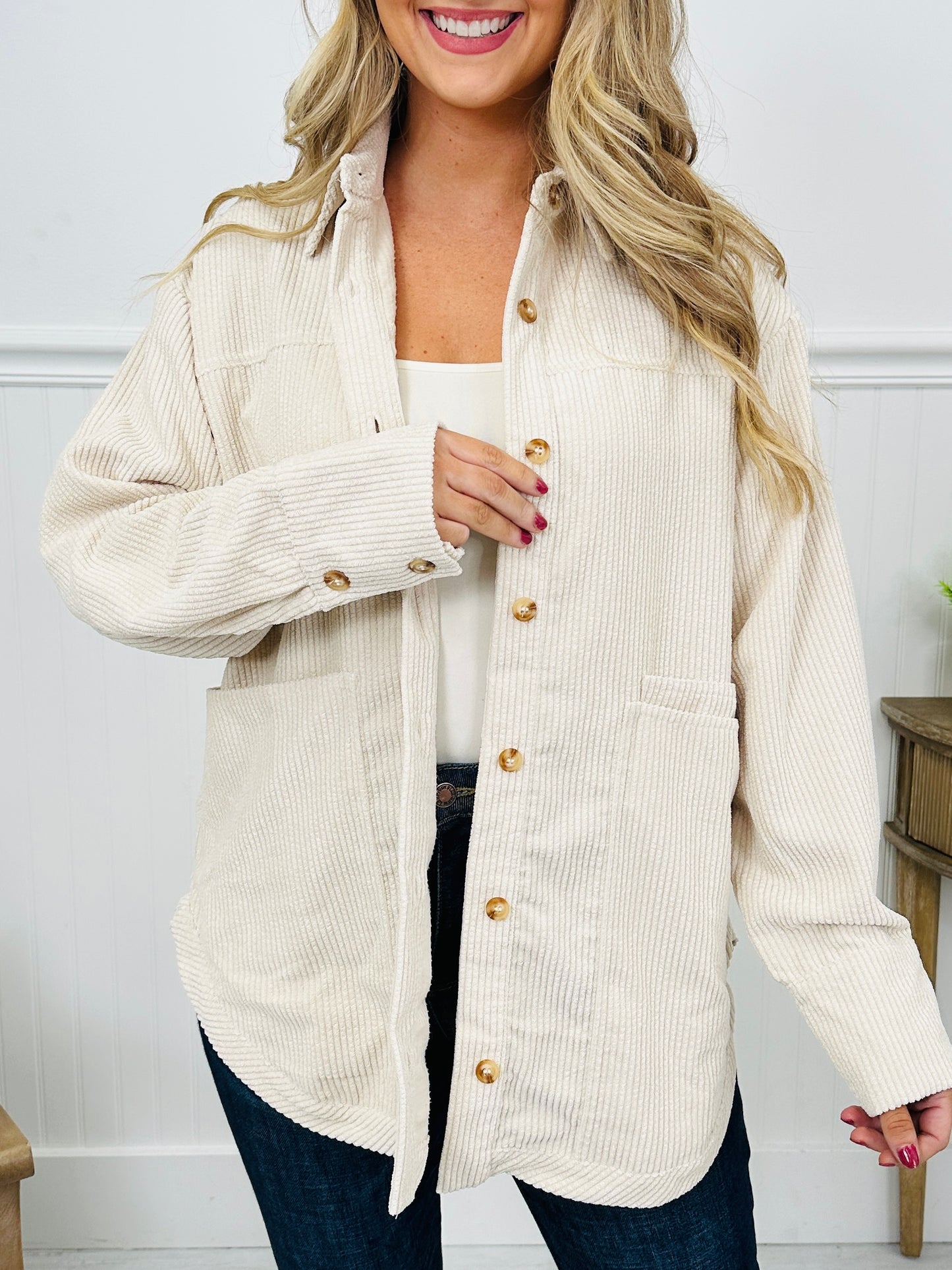 Verse Of The Season Shacket- Multiple Colors!