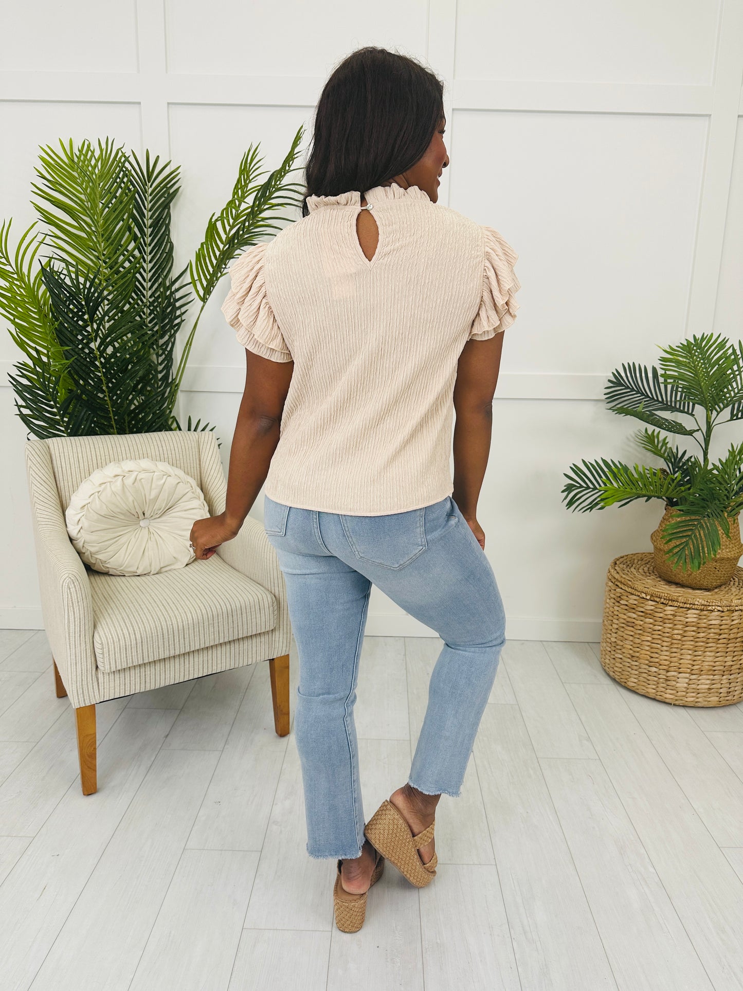 Whispering Ruffles Top- Multiple Colors!