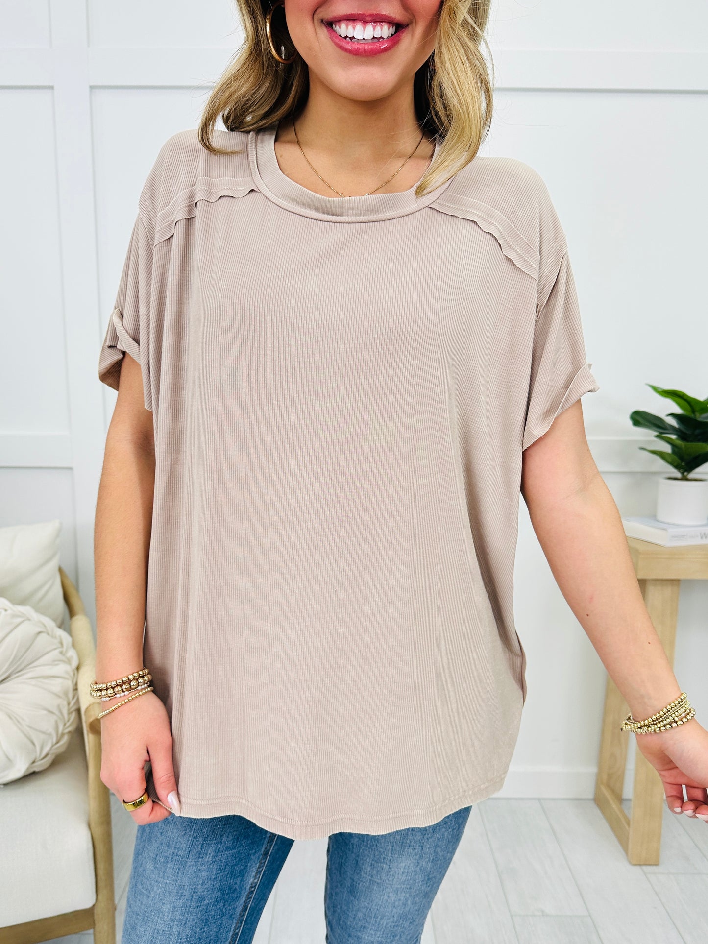 DOORBUSTER! Vintage Vibes Top- Multiple Colors!