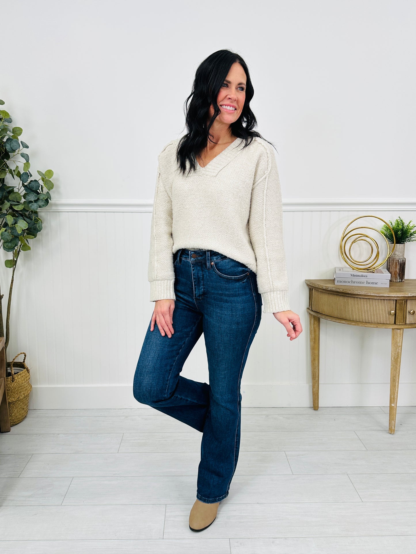Judy Blue Meant To Be Tummy Control Bootcut Jeans in Three Inseams