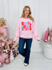 Holly Jolly Teacher Graphic Crewneck Sweatshirt