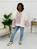 Whimsical Wild Pullover in Almond/Red