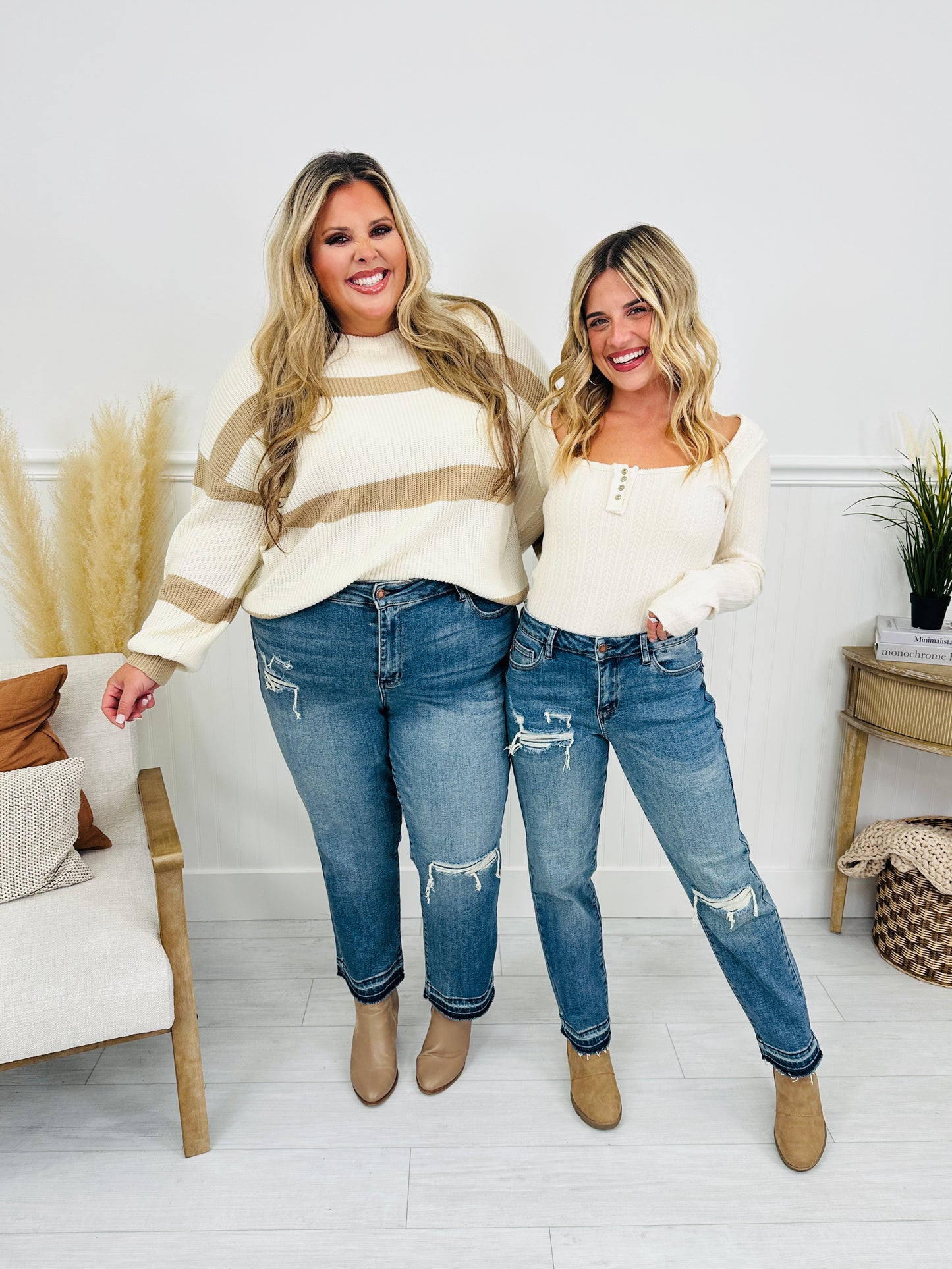 Judy Blue Patch & Release Boyfriend Jeans