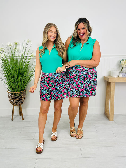 The Sun Kissed Skort In Bethany Beach Print