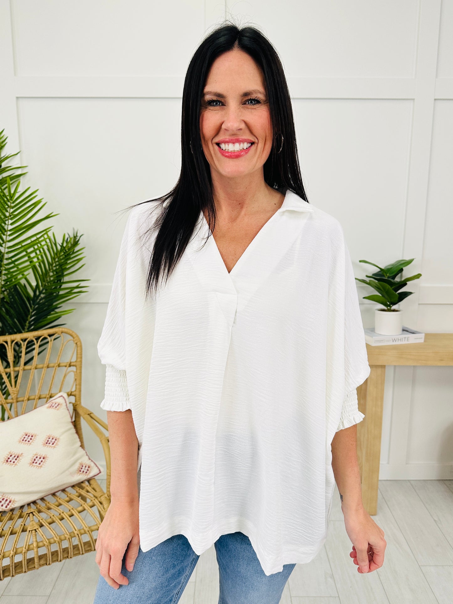 DOORBUSTER! Collar Me Cozy Top- Multiple Colors!