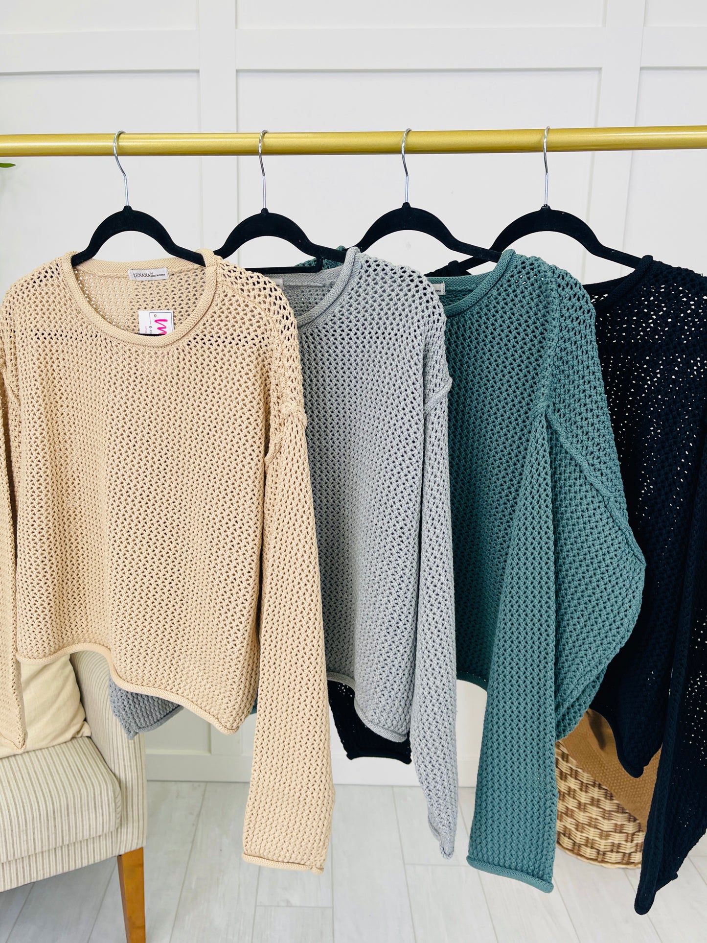 DOORBUSTER! Hold Me Lightly Sweater- Multiple Colors!